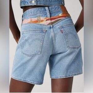 Levi’s Desert Oasis Embroidered 501s